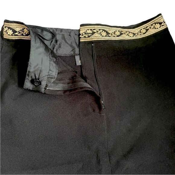 atmosphere Black Front Zipper Pencil Skirt Sz 10 - Picture 6 of 13